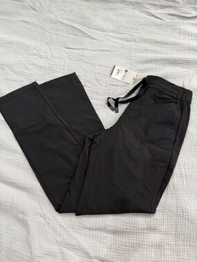 Figs Black Drawstring Scrub Trousers